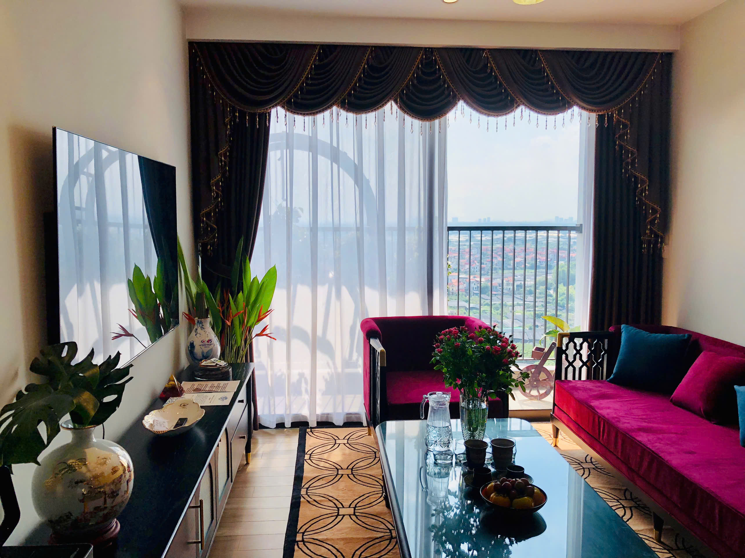Căn hộ tòa the Landmark 3 phòng ngủ,đầy đủ đồ đẹp bên Ecopark cần cho thuê 4