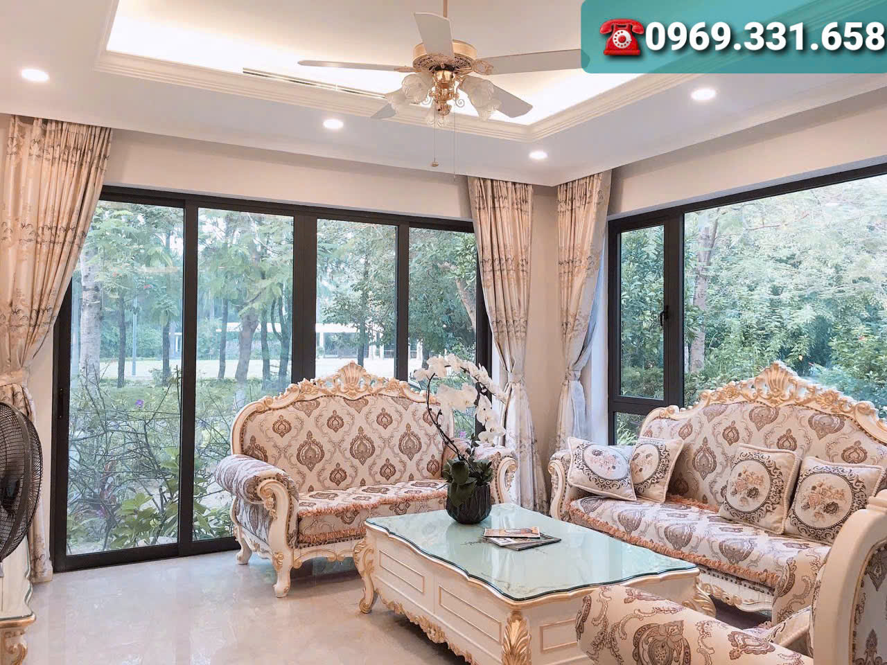 Cho thuê biệt thự sân vườn bên Park River, Ecopark Văn Giang, Hưng Yên. giá rẻ 4
