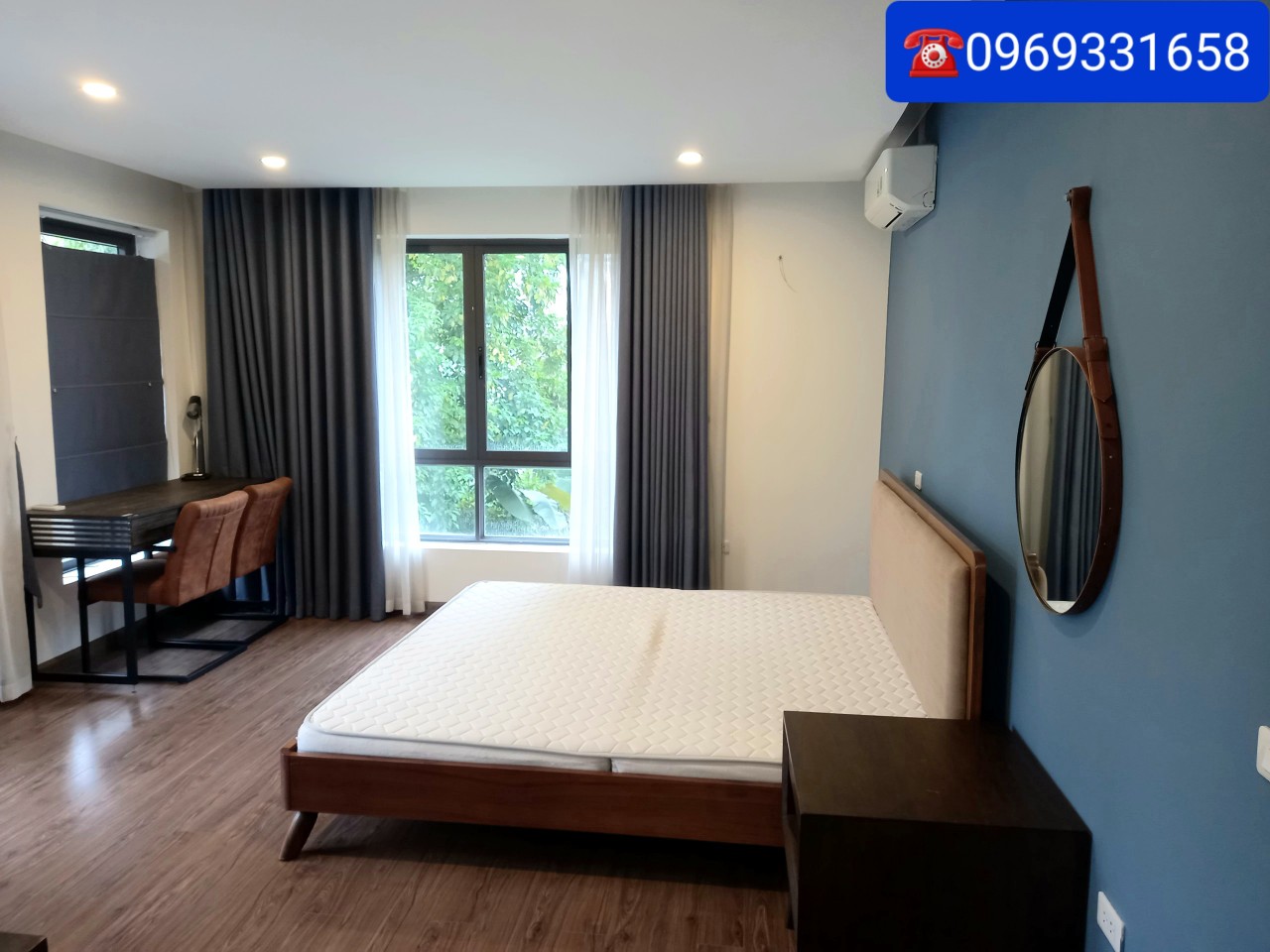 cho thuê căn biệt thự sân vườn 410m2, 5 phong ngủ, full nội thất cao cấp tại khu BT Mimosa, Ecopark 3