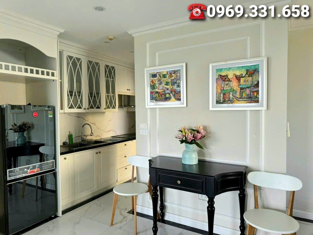 CHO THUÊ CĂN HỘ PENHOUSE 3 PHÒNG NGỦ,ĐẦY ĐỦ ĐỒ CÓ SÂN VƯỜN BÊN RỪNG CỌ ECOPARK 3