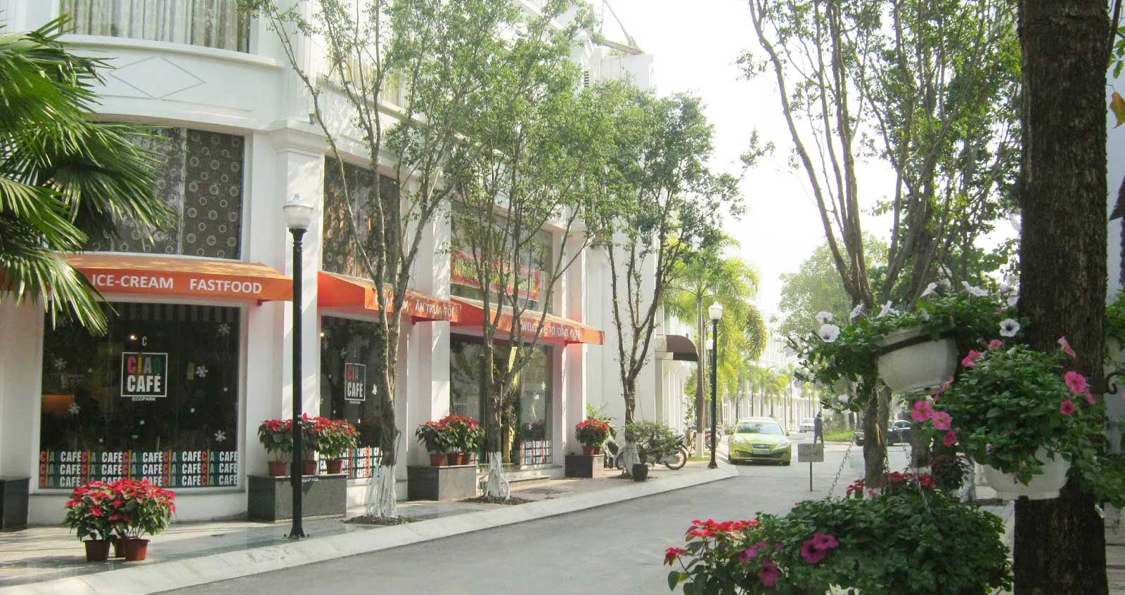 Bán lại căn shophouse siêu VIP hướng chính Nam, 2 mặt tiền, giá tốt tại Phố Trúc Ecopark, DT 110m2 x 4 tầng