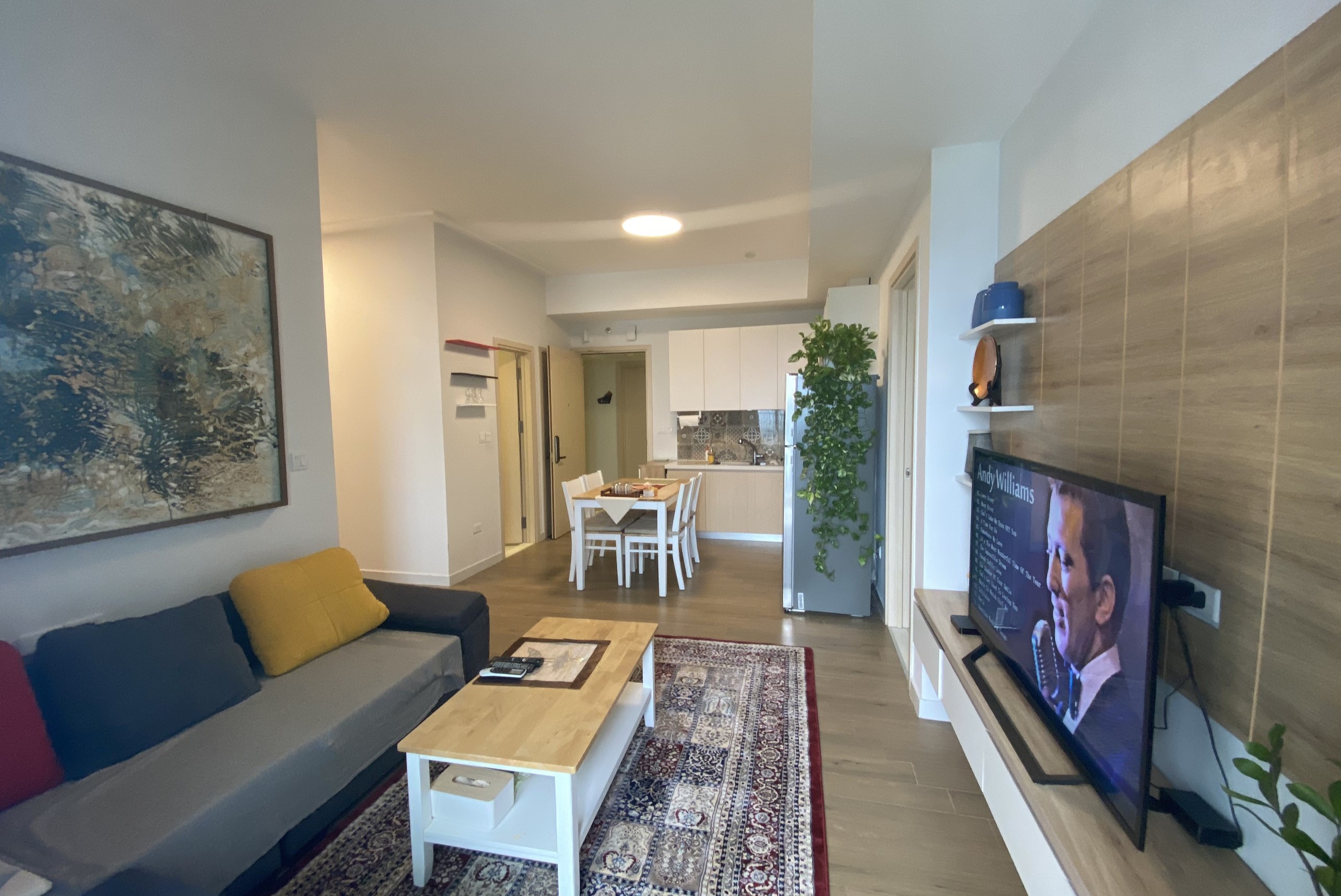 Cho thuê căn hộ chung cư 59m2, 2PN, Full đồ tòa C Westbay Ecopark